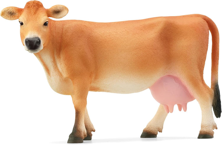 Figura Animales Vaca Jersey Pintada A Mano