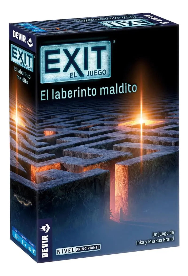 Juego De Mesa Exit El Laberinto Maldito Niños Adultos