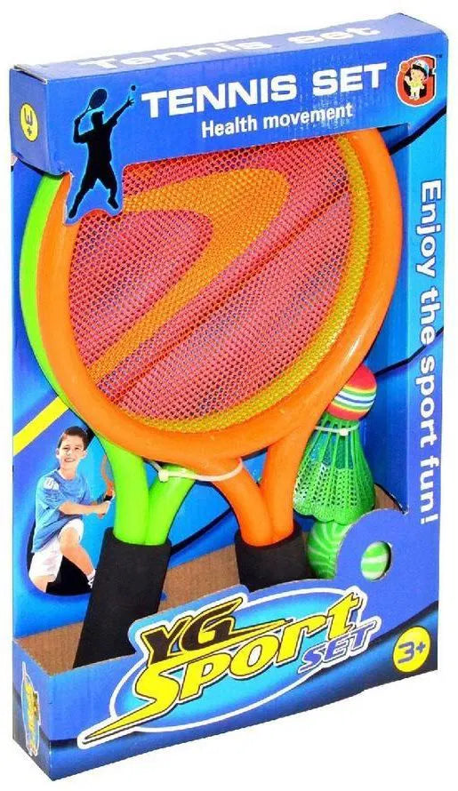 Juego  Raquetas Badmington Medianas Para Niños