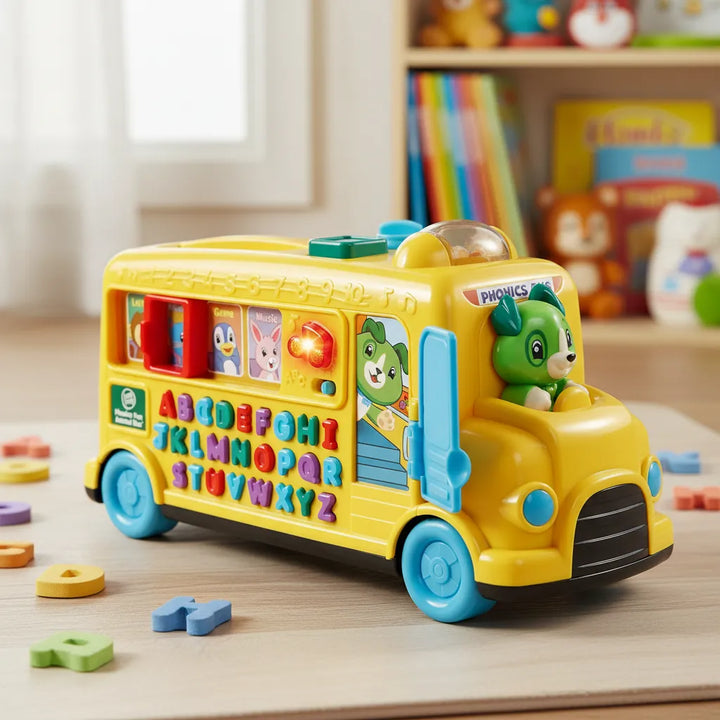 Juego Autobús Educativo Letras Y Animal Niños