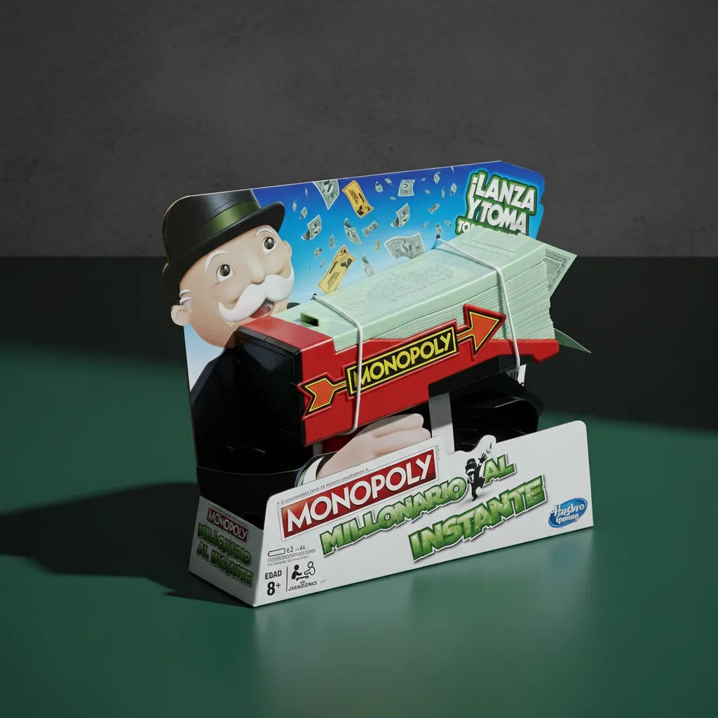 Juego De Mesa Monopoly Millonario Instante  Familia