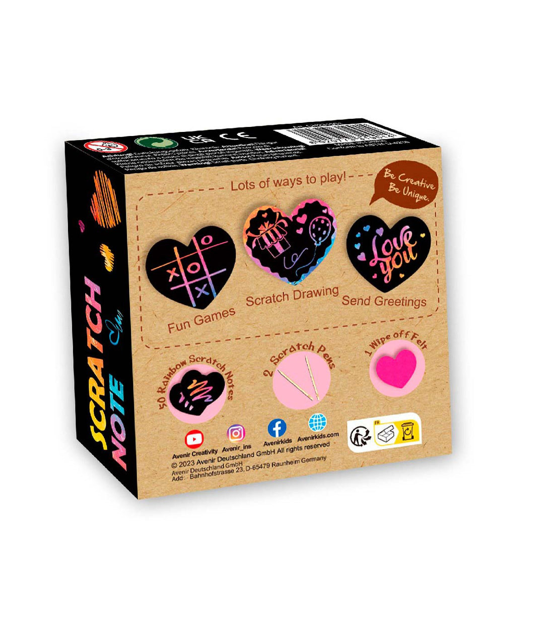 Juego Tarjetas Para Raspar Para Niños