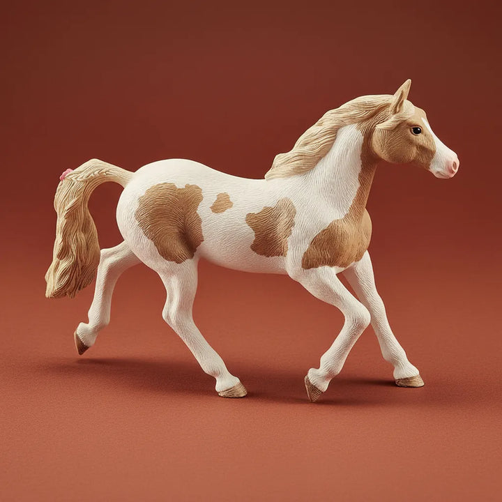 Figura Coleccionable Caballo Paint Pintada A Mano