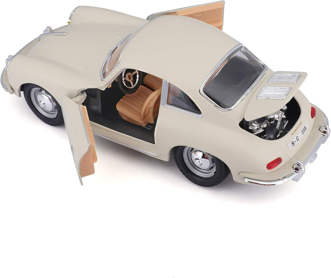 Carro A Escala Bburago 1/24 Porsche 356b Coupe