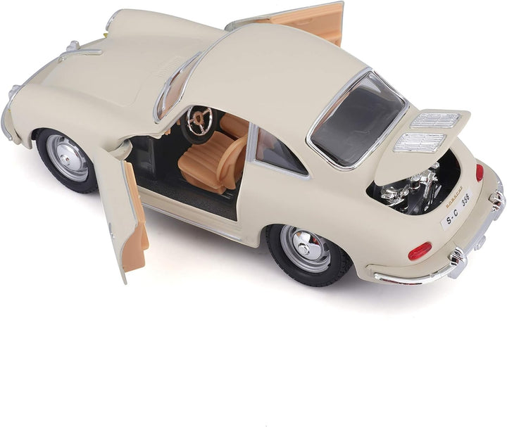 Carro A Escala Bburago 1/24 Porsche 356b Coupe