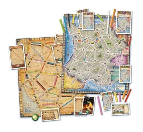 Juego Aventureros Al Tren Francia+ Viejo Oeste