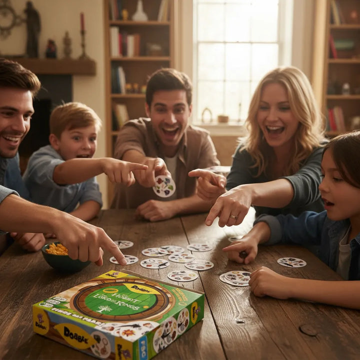 Juego De Mesa Dobble Señor De Los Anillos Para Niños Familia