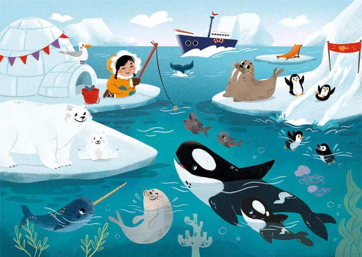 Rompecabezas Para Niños 4 En 1 Explorando El Oceano