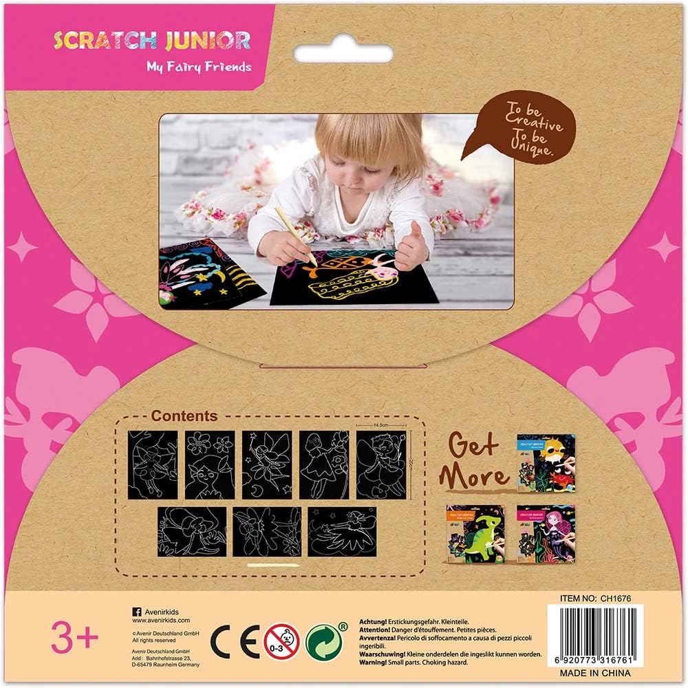 Juego Rasca Y Colorea Hadas Para Niños