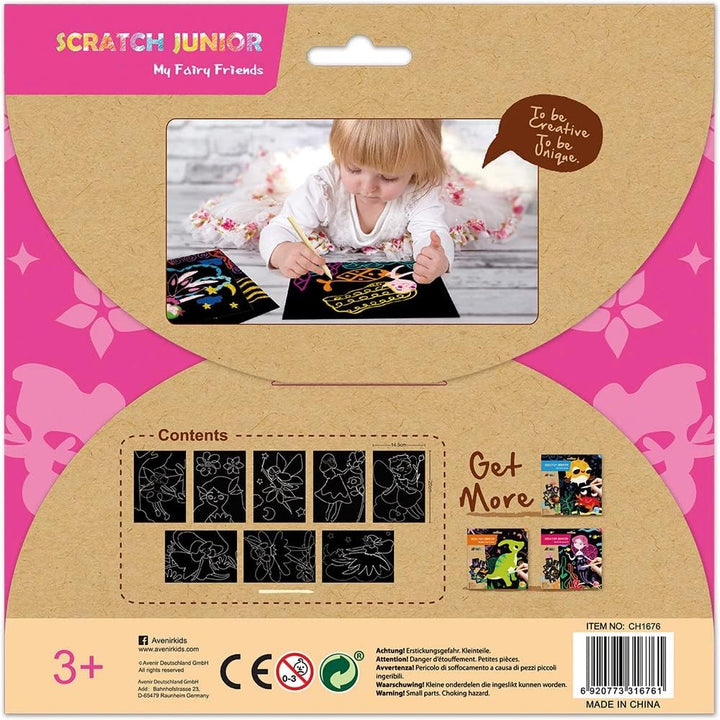 Juego Rasca Y Colorea Hadas Para Niños
