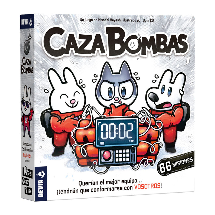 Juego De Mesas Caza Bombas Para Niños Adultos
