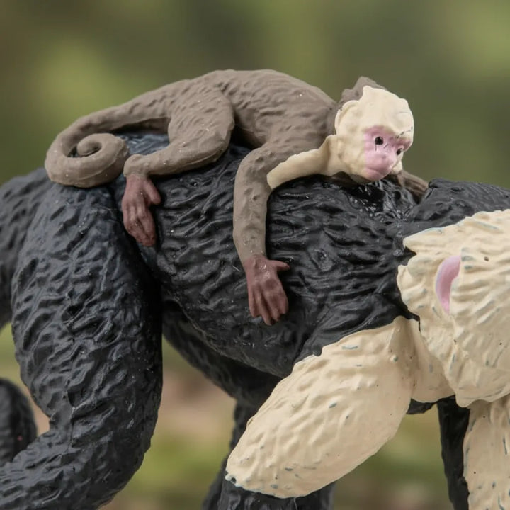 Figura Mono Capuchino Pintada A Mano papo