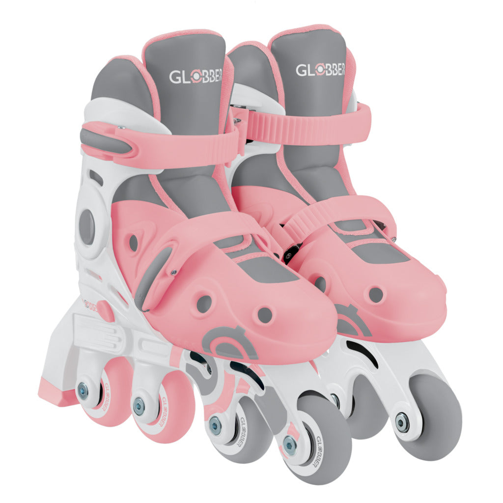 Patines En Línea 2 En 1 Rosados Para Niños