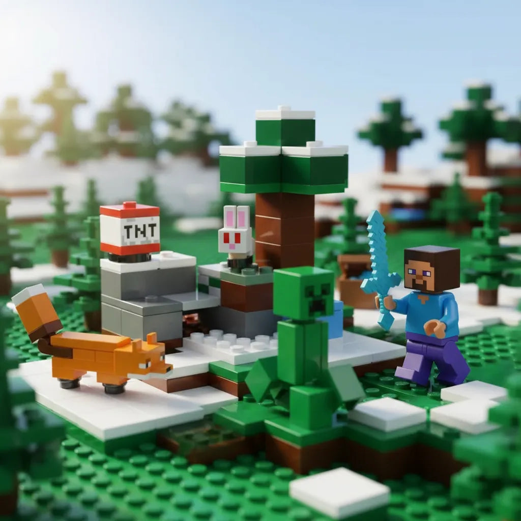 Juego Construcción Minecraft Aventura La Taiga Lego Original