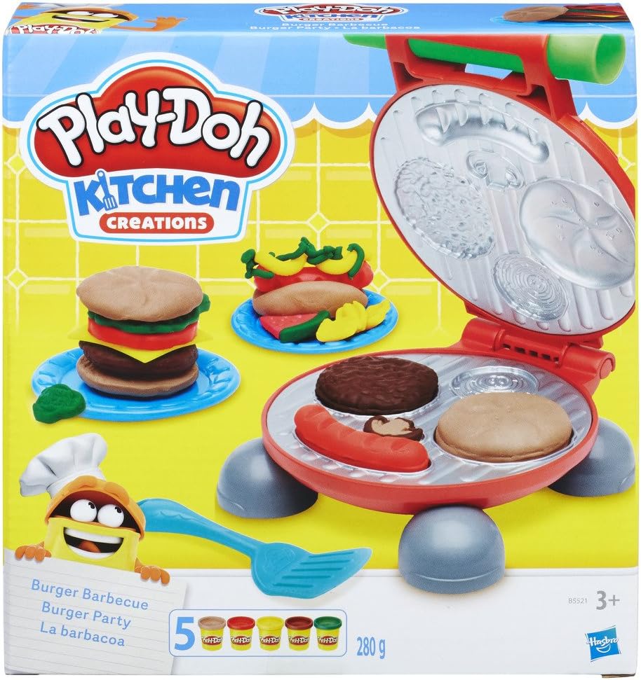 Juego Play-doh Crea Hamburguesas Para Niños