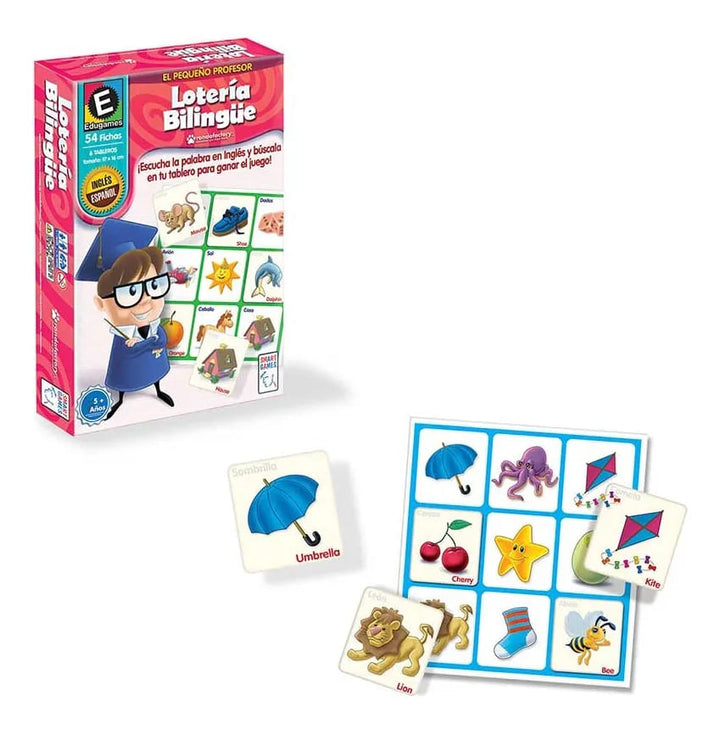 Juego De Mesa Educativo Lotería Bilingüe niños
