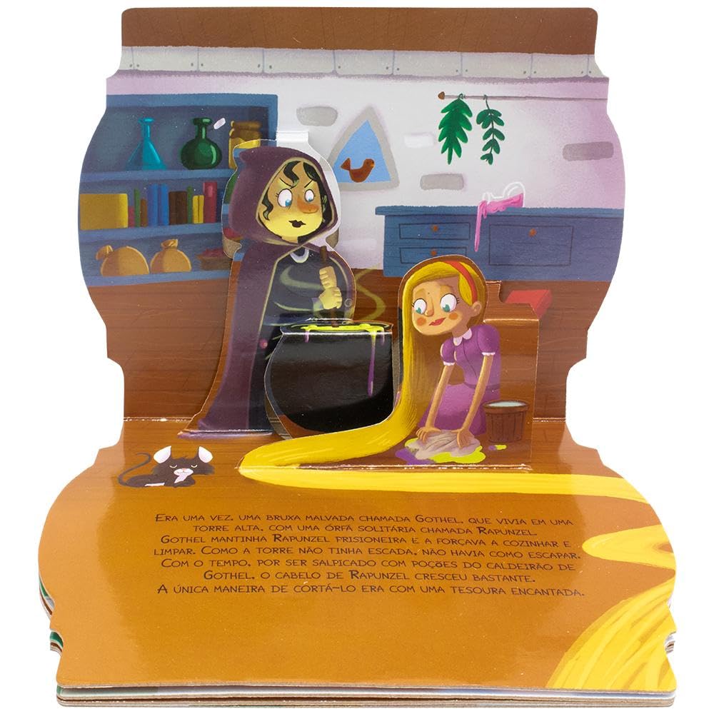 Libro Rapunzel Libro Pop Up Cuento  Niños