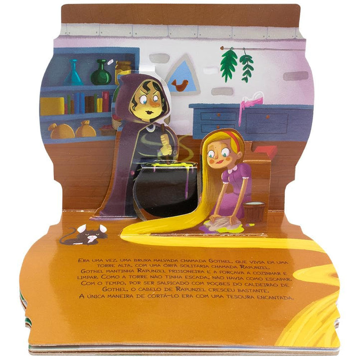 Libro Rapunzel Libro Pop Up Cuento  Niños