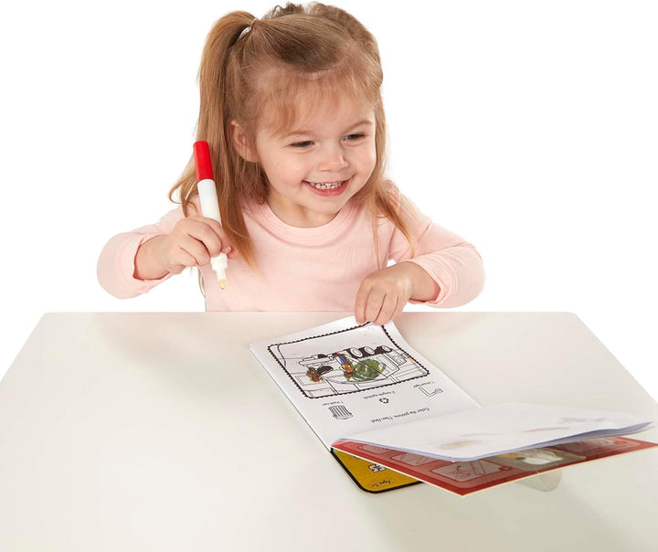 Libro Para Pintar Con Agua Vehículos Para Niños