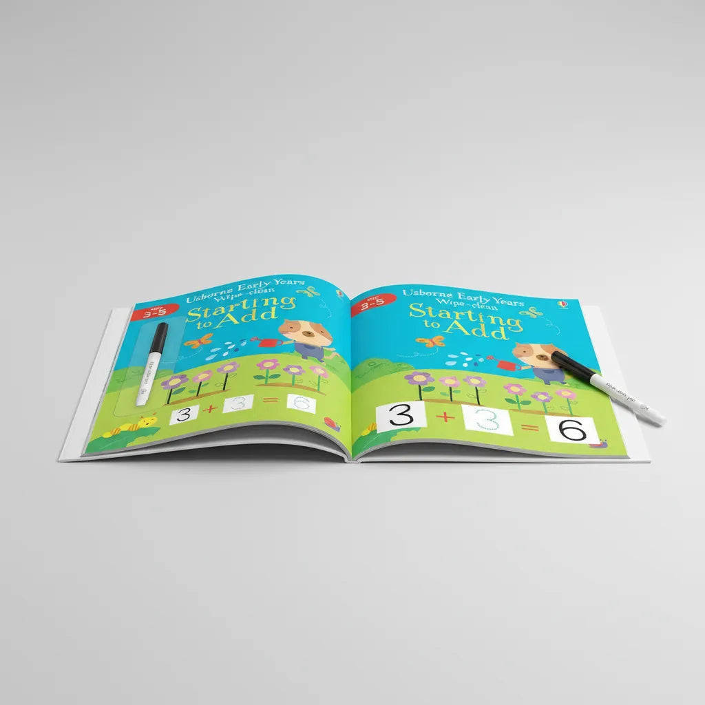 Libro Infantil  Aprendizaje Actividades Borrable Niños