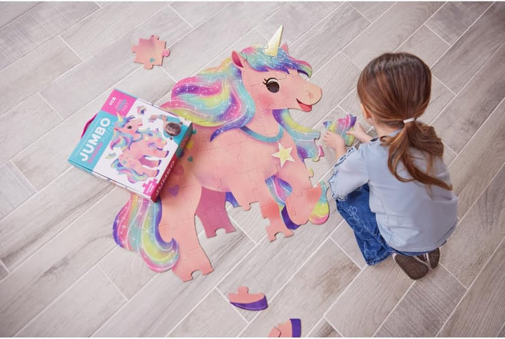 Rompecabezas Jumbo Unicornio 48 Piezas Para Niños