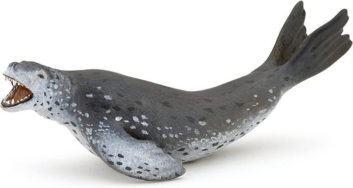 Figura Coleccionable Foca Leopardo Papo Pintada A Mano
