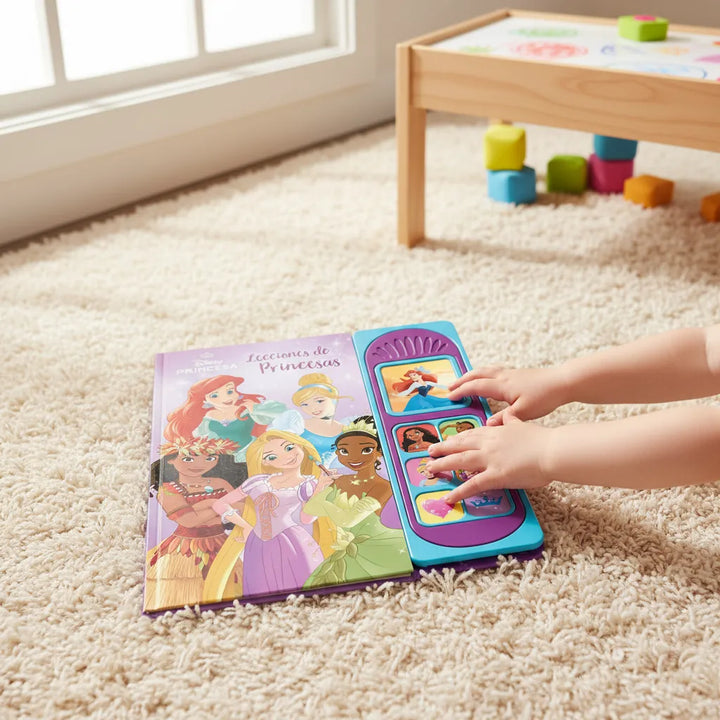 Libro Disney Princesas Aprende Jugando Sonidos Para Niños