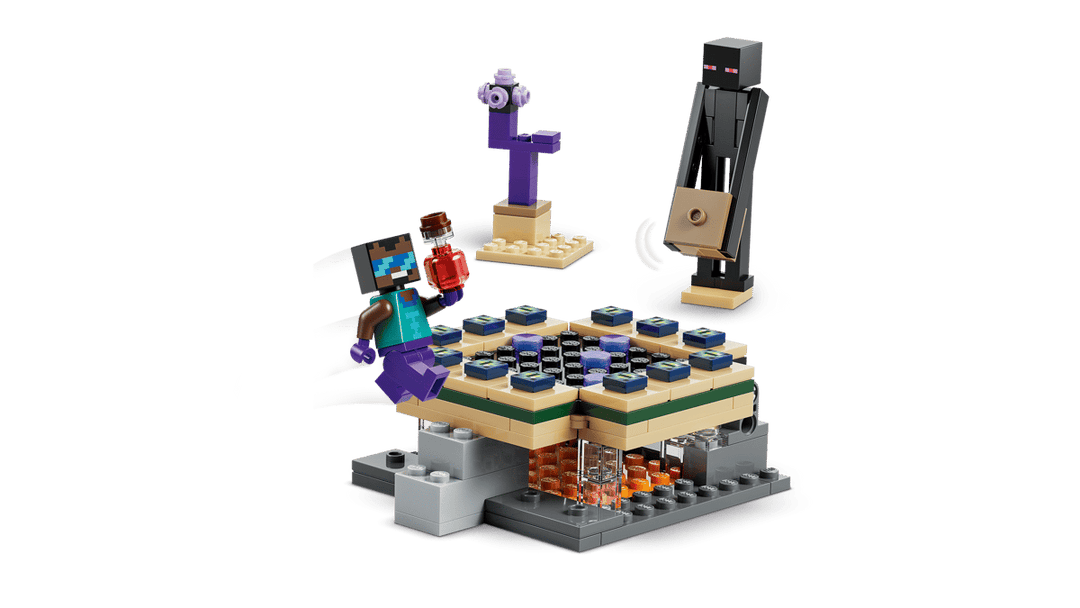 Juego Construcción Viaje Al Portal Del Nether Lego Original
