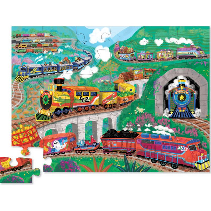 Rompecabezas Didáctico Tren 36 Piezas Para Niños
