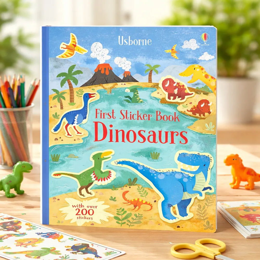 Libro Primer Libro De Stickers De Dinosaurios Para Niños