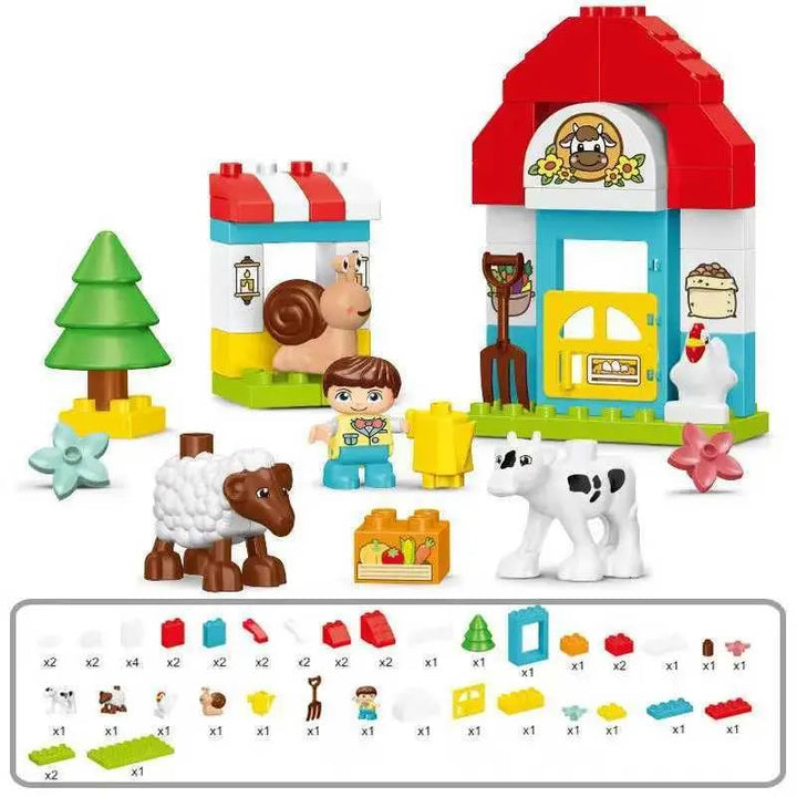 Bloques  La Granja 46 Piezas Para Niños