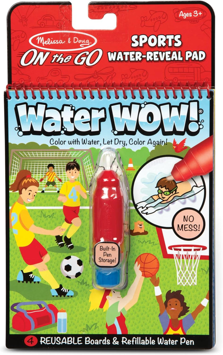 Libro De Actividades Pinta Con Agua deportes