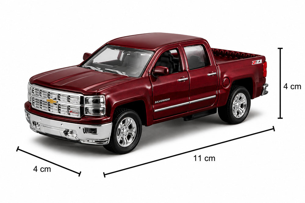 Carros Coleccionable 1:36 Chevrolet Silverado 1500 Rojo