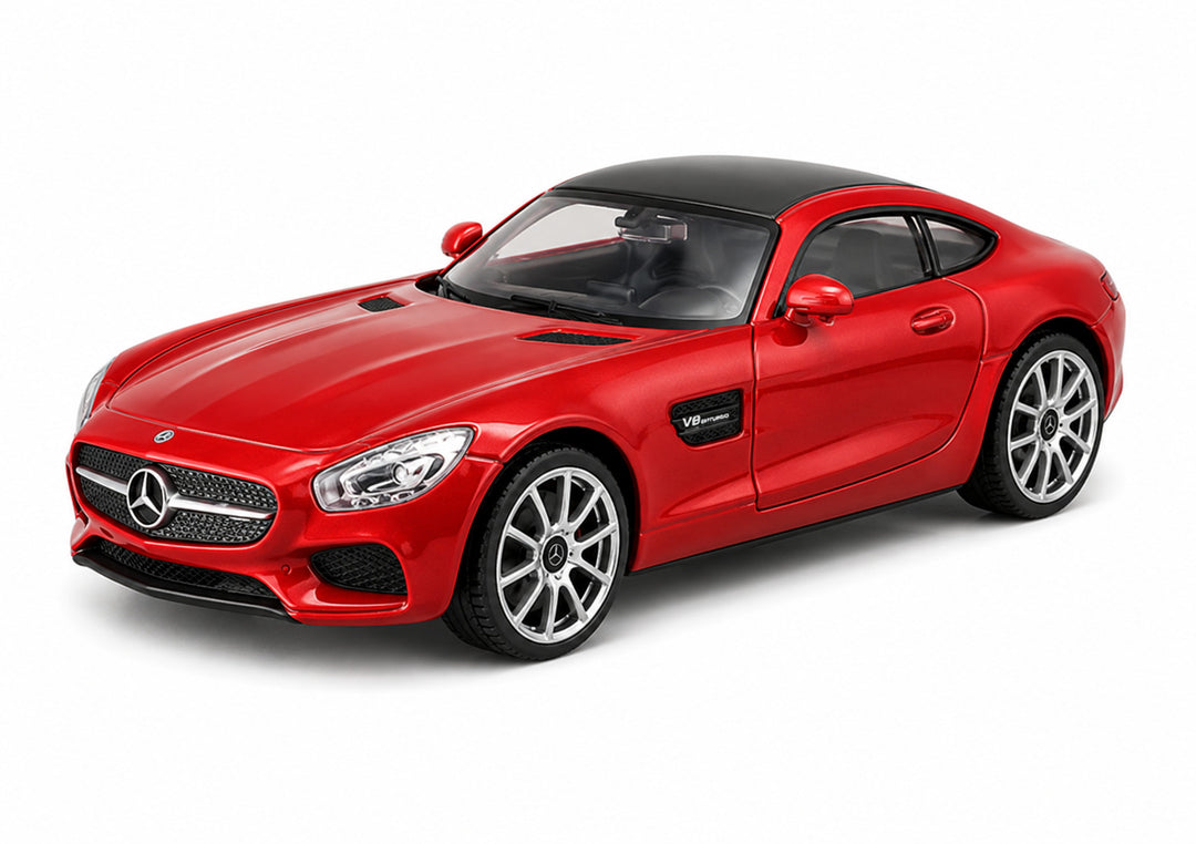 Carro Coleccionable Bburago 1/43 Mercedes- Amg Gt Rojo