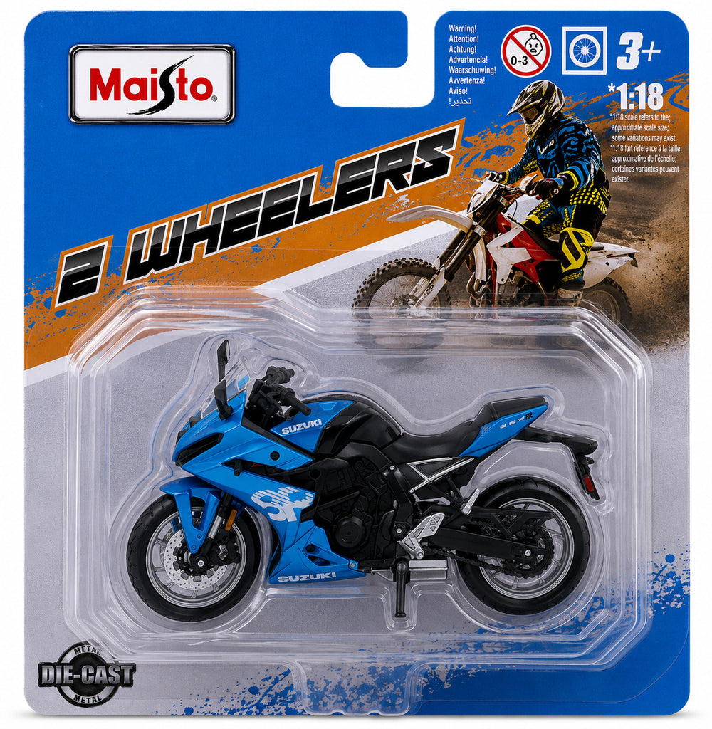 Moto Coleccionable Maisto Suzuki Gsx-8r 2024 Para Niños