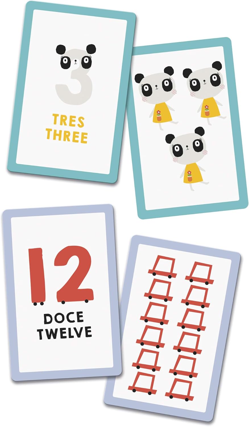 Juego Didáctico Cartas Lemon Ribbon 123 Niños