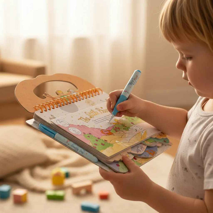 Libro Para Pintar El Principito Reutilizable Niños