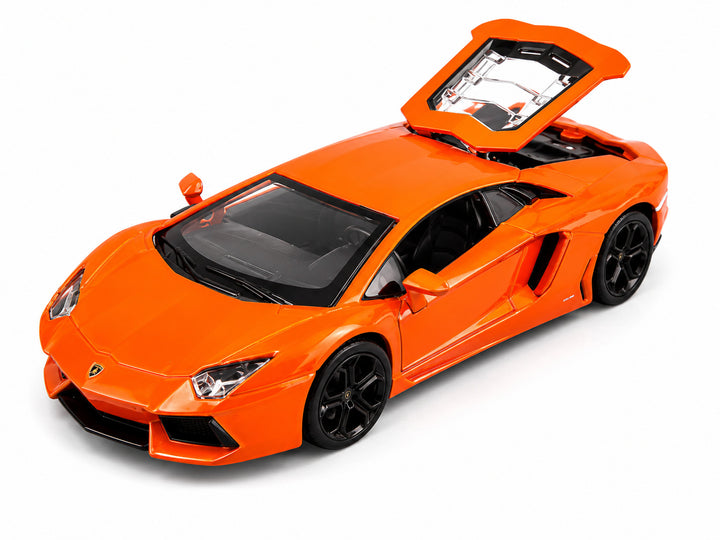 Carro Coleccionable 1/32 Lamborghini Aventador Coupe Naranja