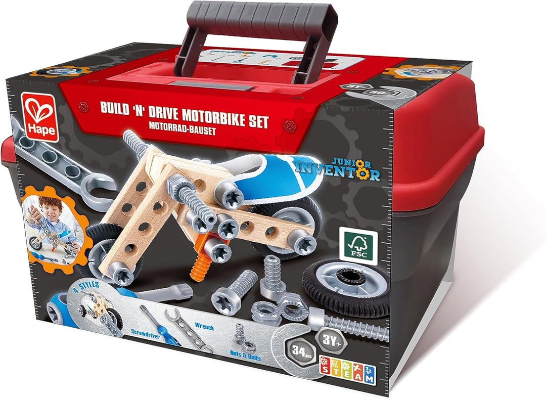 Set De Motricidad Construcción De Motocicleta Niños