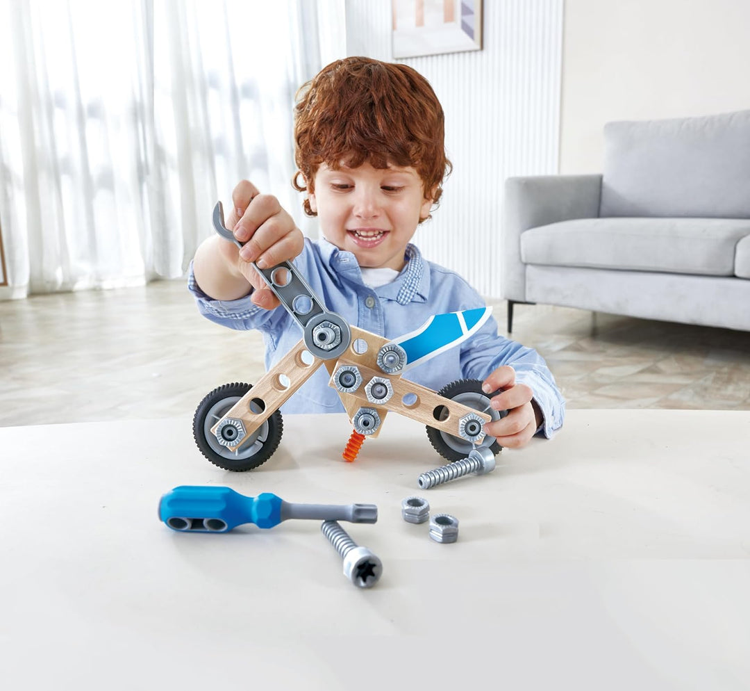 Set De Motricidad Construcción De Motocicleta Niños