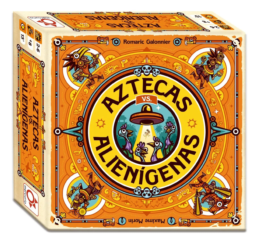 Juego De Mesa Aztecas Vs Alienígenas Niños
