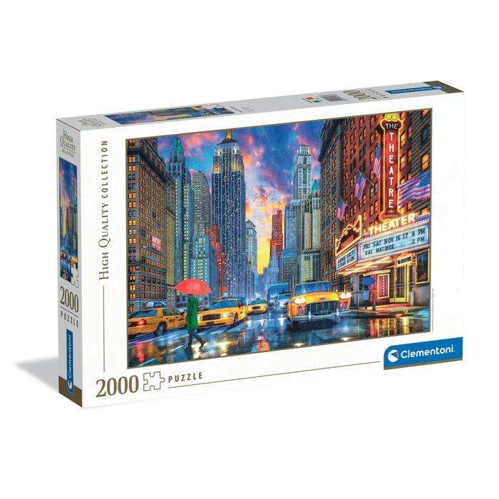 Rompecabezas 2000 Piezas Rainy Manhattan Clementoni
