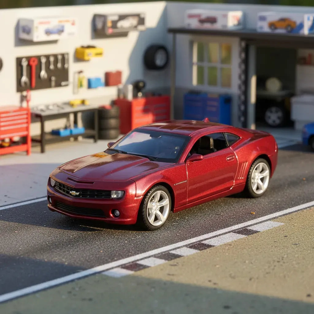 Carro A Escala 1/36 Chevrolet Camaro Maisto Rojo Original