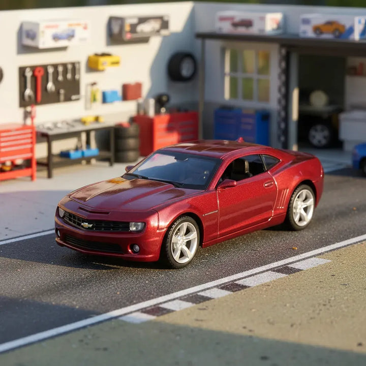 Carro A Escala 1/36 Chevrolet Camaro Maisto Rojo Original