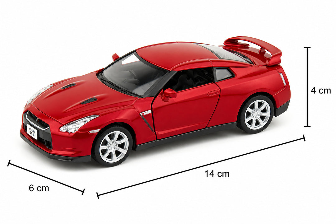 Carro Coleccionable A Escala 1:32 Nissan Gt-r R35 Rojo