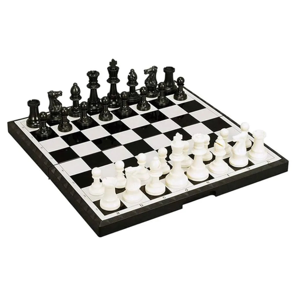 Juego De Mesa Ajedrez Y Damas 2 En 1 Magnético Para Niños