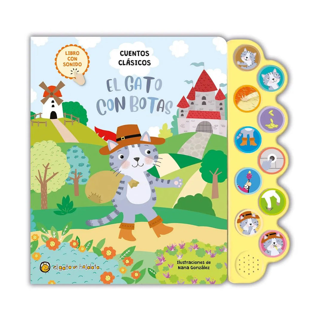 Libro Con Sonido El Gato Con Botas Niños