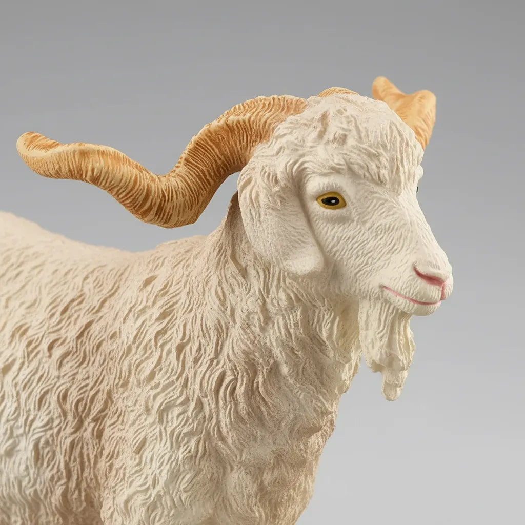 Figura Cabra De Angora Pintada A Mano Schleich