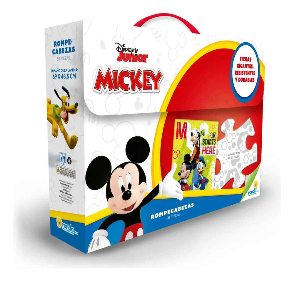 Rompecabezas Mickey Mouse 50 Pieza Para Niños