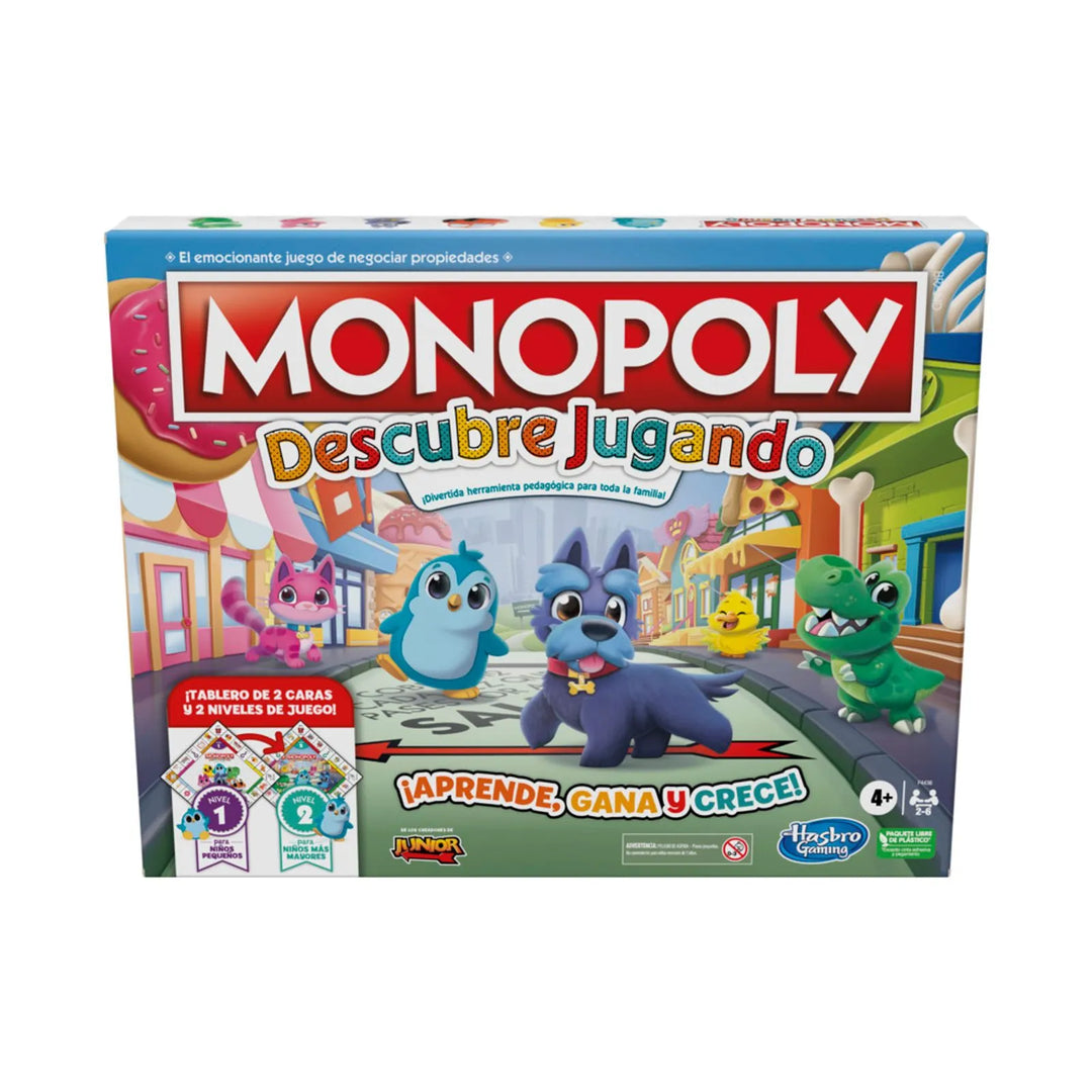 Juego De Mesa Monopoly Descubre Jugando Niños